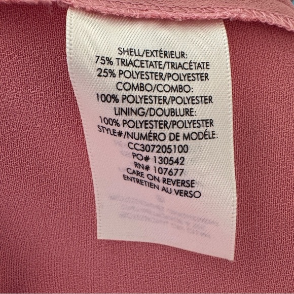 Alice + Olivia Jc Wide Leg Side Slit Pant in Rose, Size 0 - Picture 10 of 10